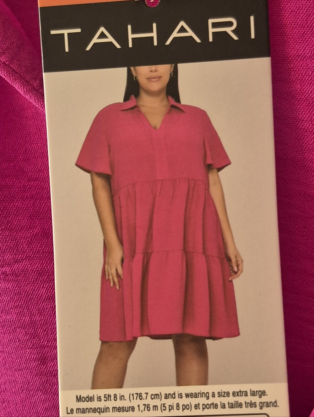 Womens Plus Tahari Knee Length Dress Size XXL New With Tags